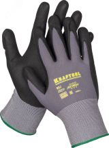 Эластичные перчатки Expert р. XL со вспененным нитриловым покрытием 11285-XL KRAFTOOL