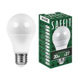 Лампа светодиодная LED 20вт Е27 теплый 55013 SAFFIT