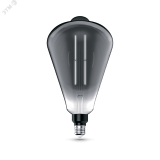 Лампа светодиодная филаментная LED 6 Вт 330 лм 4000К AC185-265В E27 ST164 нейтральный серая колба Black Filament 157802205 GAUSS
