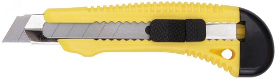 Нож технический 18 мм усиленный пластиковый 10228 FIT
