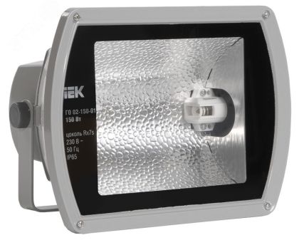 Прожектор ГО 02-150-01 150Вт Rx7s симметричный серый IP65 LPHO02-150-01-K03 IEK