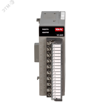 Модуль расширения контроллера серии VC, 4 аналоговых выхода, RoHS. VC-4AO PBV00007 VEDA MC