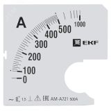 Шкала сменная для A721 500/5А-1,5 PROxima s-a721-500 EKF
