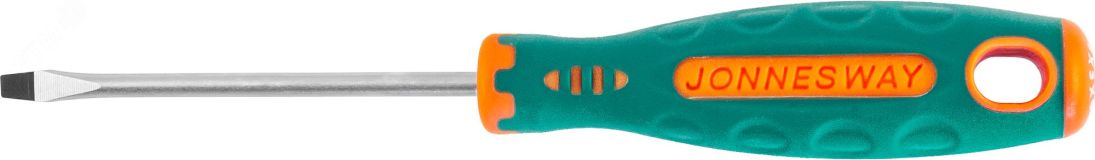 Отвертка стержневая шлицевая ANTI-SLIP GRIP, SL3.0х60 мм 046118 Jonnesway