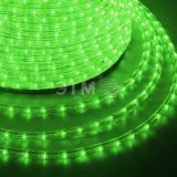 Дюралайт LED, постоянное свечение 2W - зеленый Эконом 24 LED/м, 100 м 121-124-4 Neon-Night