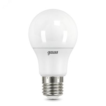 Лампа светодиодная LED 10 Вт 930 лм 2700-4100К AC150-265В E27 А60 (груша) измененяемая цветовая температура Black 102502110-T GAUSS