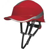 Защитная каска BASEBALL DIAMOND V UP из ABS красного цвета с храповым механизмом DIAM5UPROFL Delta Plus