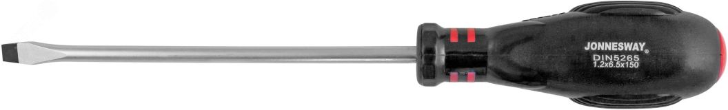 Отвертка стержневая шлицевая HERCULES, SL6.5х150 мм 047064 Jonnesway
