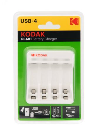 Зарядное устройство для аккумуляторов C8002B USB [K4AA/AAA] (6/24/1200) Б0047500 KODAK