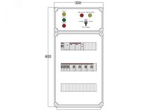 Щит управления электрообогревом HS 4x1700 D330 (в комплекте с терморегулятором и датчиком температуры) DBS112 DEVIbox