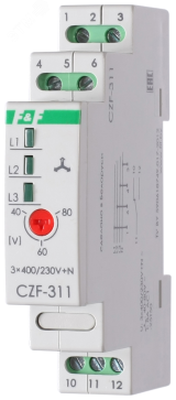 Реле контроля фаз CZF-311 EA04.001.006 Евроавтоматика F&F