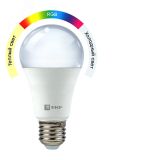 Лампа умная светодиодная LED 8вт Е27 RGBW WiFi Е27 slwf-e27-rgbw EKF