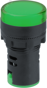 Лампа индикаторная NBI-I-AD22-230-G зеленая d22мм 230В AC/DC 24409 Navigator Group