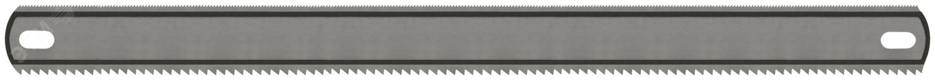 Полотно ножовочное металл/дерево 24 TPI/8 TPI каленый зуб широкое двустороннее 300х24 мм 40161 FIT