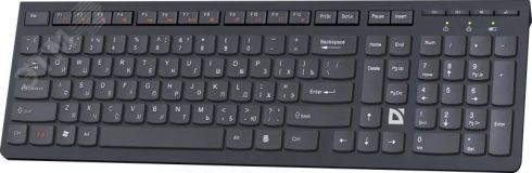 Клавиатура беспроводная UltraMate SM-535 , 104 клавиши, черный 45535 Defender