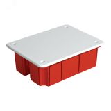 EBX30-01-1-20-120 Коробка монтажная для сплошных стен, с крышкой, 120*92*45мм, IP20, красный (GE41008) 49005 STEKKER