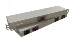 Микропроцессорная контрольная панель 1U для всех шкафов 19'. подключение до двух устройств. датчик температуры. кабель питания. цвет серый (RAL 7035) 517048 Hyperline