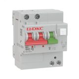 Выключатель автоматический дифференциального тока двухполюсный MDV63, 25А, 30мА, тип A, C, 6кА, электромеханический, серии YON PRO MDV63-22C25-A DKC