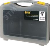 Ящик для крепежа (органайзер) прозрачный 10.5'' (27 х 21 х 8 см) 65642 FIT РОС