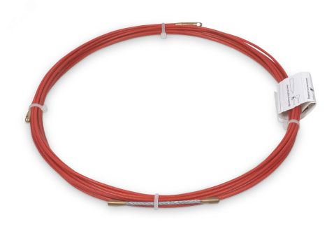 Устройство для протяжки кабеля мини УЗК в бухте, 5м (стальной пруток в полиэтиленовой оболочке, диаметр 3,5 мм) 9880c Cabeus