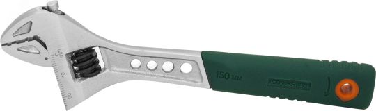 Ключ разводной эргономичный с пластиковой ручкой, 0-19 мм, L-150 мм 048045 Jonnesway