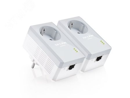 Адаптеры Powerline комплект AV600 1 порт Ethernet 10/100 Мб/с, до 300 м 1000251710 TP-Link