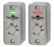 Кнопка металлическая, 2-х цветный СИД индикатор, накладная, НР контакты, размер 60х29х25 мм smkd0400 Smartec