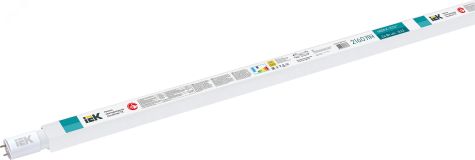 Лампа светодиодная LED 24вт G13 белый установка возможна после демонтажа ПРА LLE-T8-24-230-40-G13 IEK
