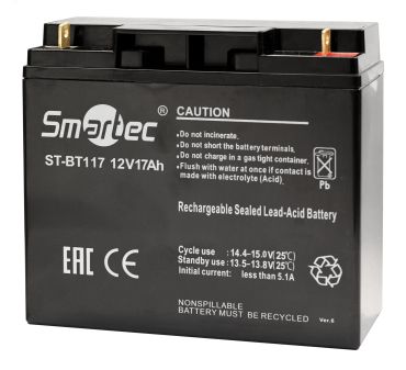 Аккумулятор 12 В, 17 Ач smkd0230 Smartec