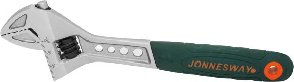 Ключ разводной эргономичный с пластиковой ручкой, 0-24 мм, L-200 мм 048046 Jonnesway