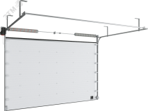 Ворота промышленные секционные из сэндвич панелей с калиткой (ISD01) ФР-00011047 DoorHan