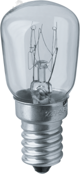 Лампа накаливания специального назначения РН 15вт 230в Е14 T26 CL для холодильников швейных машин кухонных вытяжек и ночников 20138 Navigator Group