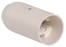 Патрон подвесной Е14 пластик белый индивидуальный пакет EPP20-02-02-K01 IEK