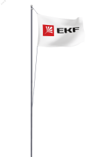 Мачта молниеприемная секционная пассивная стальная c флагом ММСПС-Ф-14 L=14м PROxima mmsps-f-14 EKF