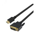 Кабель HDMI - DVI, длина 10 м, чёрный WH-141(10m) 00010488 SC&T