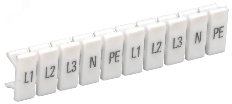 Маркеры для КПИ-1,5мм2 с символами ''L1, L2, L3, N, PE'' YZN11M-001-K00-A IEK
