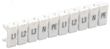 Маркеры для КПИ-1,5мм2 с символами ''L1, L2, L3, N, PE'' YZN11M-001-K00-A IEK