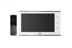 Комплект цветного видеодомофона (монитор -M2702MD и вызывная панель -D4003NG G) CTV-DP2702MD W (белый) CTV