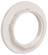 Кольцо абажурное для патрона Е14 пластик белый индивидуальный пакет EKP20-01-02-K01 IEK