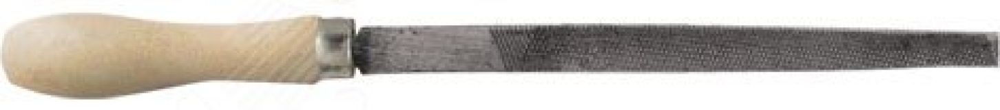 Напильник, деревянная ручка, плоский 150 мм 42502 КУРС