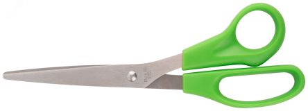 Ножницы бытовые нержавеющие, пластиковые ручки, толщина лезвия 2.0 мм, 210 мм 67372 FIT