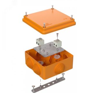 Коробка огнестойкая для открытой проводки Е15-Е120 100х100х50 40-0300-FR1.5-6 Промрукав