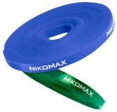 Стяжка-липучка нарезаемая, в рулоне 5м, ширина 25мм, синяя ЭКО43601 NIKOMAX