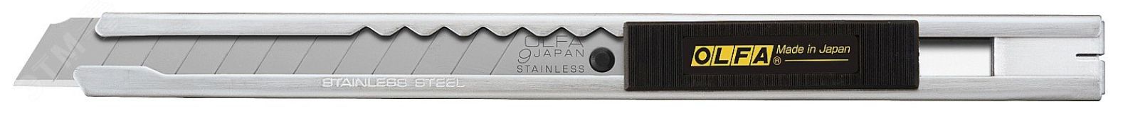 Нож строительный с выдвижным лезвием 9 мм OL-SVR-1 OLFA
