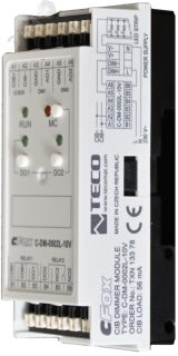 Диммер C-DM-0002L-10V C-DM-0002L-10V: CIB, 2x диммера с выходом 0-10V для диммирования балластов светодиодных или люминесцентных ламп, 2x RO TXN 133 78 TECO