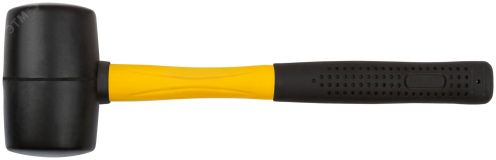 Киянка резиновая, фиберглассовая ручка 70 мм (680 гр) 45494 FIT