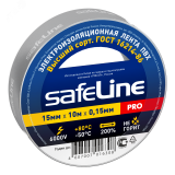 Изолента Safeline 15/10 серо-стальной 12121 SafeLine
