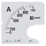 Шкала сменная для A961 800/5А-1.5 PROxima s-a961-800 EKF