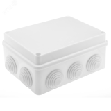 Коробка распределительная 150x110x70 (10 муфт д32), крышка на винтах, IP55, ОП, белый С3В1510 Б  GUSI ELECTRIC