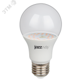 Лампа светодиодная LED 15Вт A60 Е27 прозрачная ( для растений) 5049444 JazzWay